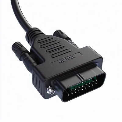 Cable adaptador de diagnóstico OBD-II a DB9, 16 pines macho a 9 pines serial