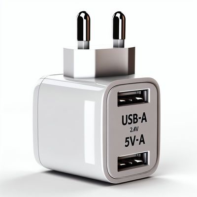 Cargador de pared USB-A para dispositivos móviles 5V 2.4A