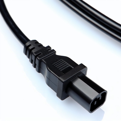 Cable de alimentación de IEC C5 a C14 1,8 m 16AWG Cable de ordenador negro
