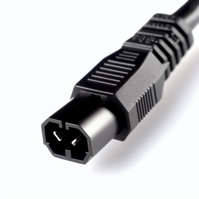 Cable de alimentación de IEC C5 a C14 1,8 m 16AWG Cable de ordenador negro
