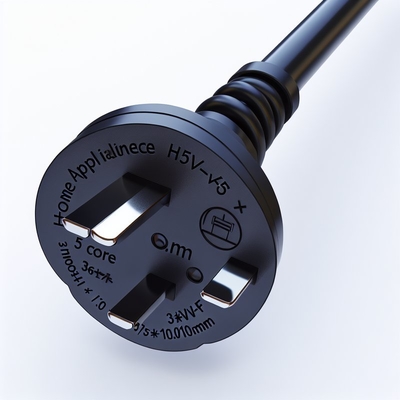 Cable de alimentación con enchufe del Reino Unido de 0,5 m H05VV-F de 3 núcleos para electrodomésticos