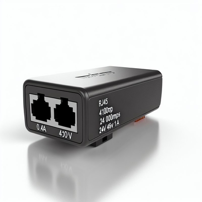 Adaptador Power Over Ethernet (POE) 0.4A 1000Mbps Inyector/Divisor 12V 24V 48V
