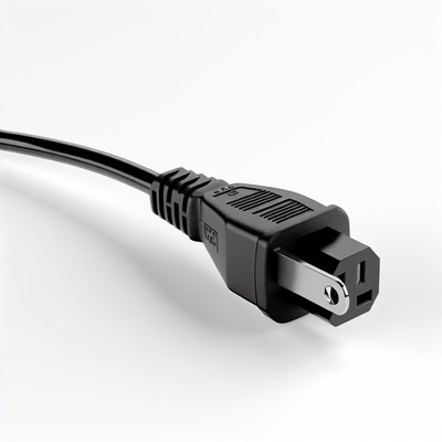 Cable de alimentación de CA NEMA 5-15 a IEC C15, 16AWG-18AWG para computadoras