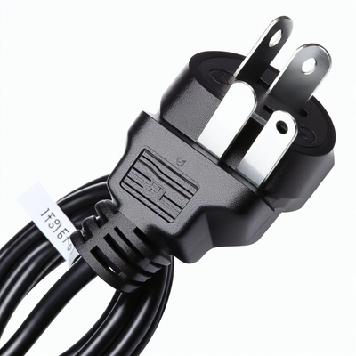 Cable de alimentación NEMA 5-15P a 5-15R, 1 pie, 2 pies, para fuente de alimentación de PC
