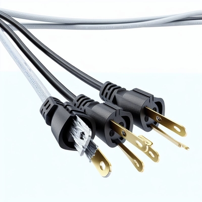 NEMA 5-15P Cordón de alimentación de CA de 3 pines para electrodomésticos