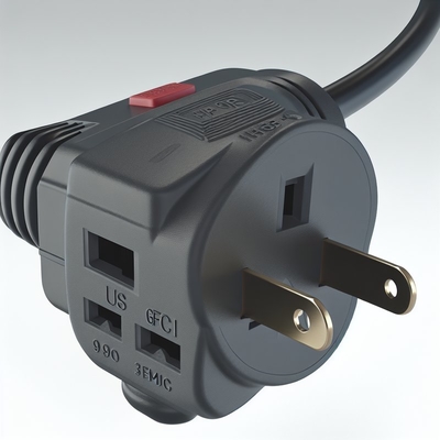 Cable de alimentación con protector contra sobretensiones GFCI NEMA 5-15P 20A 125V