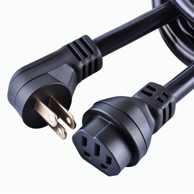 NEMA 5-15P a IEC C5 Cordón de alimentación 14AWG 250V 16A Negro