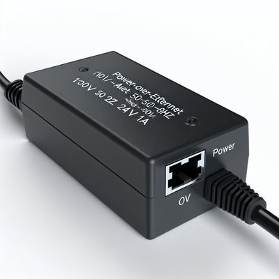Adaptador de inyector POE de 24V 0.5A 12V 1A para cámara IP de CCTV