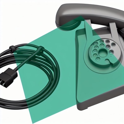 Cable telefónico RJ9 RJ11 RJ12 personalizado 4P4C 28AWG PVC
