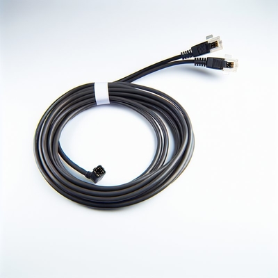 CAT 3 Cable telefónico RJ9 RJ11 RJ22 de 4 conductores en bobina plana de PVC