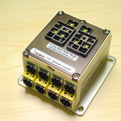 Divisor POE de 48V a 24V 12V 5V con 2 puertos RJ45 1Gbps