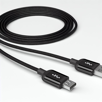 6 pies de nylon trenzado Micro USB Cable de carga rápida transferencia de datos