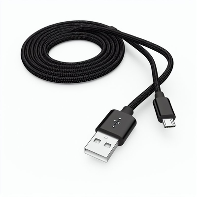 6 pies de nylon trenzado Micro USB Cable de carga rápida transferencia de datos