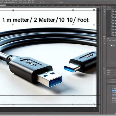 Cable USB 3.0 Tipo C a C 1m 2m 10 pies Carga Rápida Transferencia de Datos