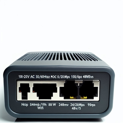 Divisor POE de 48V a 24V 12V 5V 10/100Mbps para Router WiFi