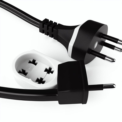 VDE aprobado EU 2 Pin a IEC C7 C8 Cordón de alimentación de computadoras portátiles 1,5m