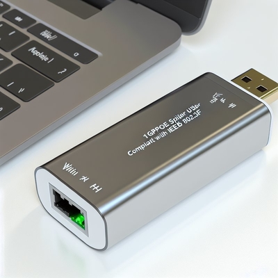 Divisor POE de 48V a 24V 1Gbps IEEE 802.3af para Cámaras de Seguridad