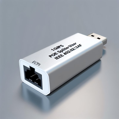 Divisor POE de 48V a 24V 1Gbps IEEE 802.3af para Cámaras de Seguridad