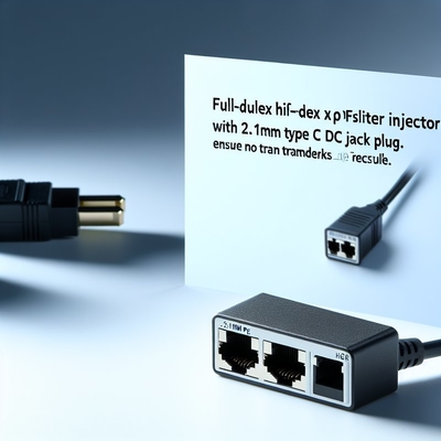 48V a 24V 12V 5V POE Splitter con conector de corriente continua tipo C de 2,1 mm y 5,5 mm