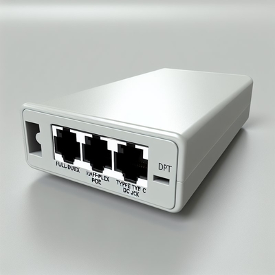 48V a 24V 12V 5V POE Splitter con conector de corriente continua tipo C de 2,1 mm y 5,5 mm