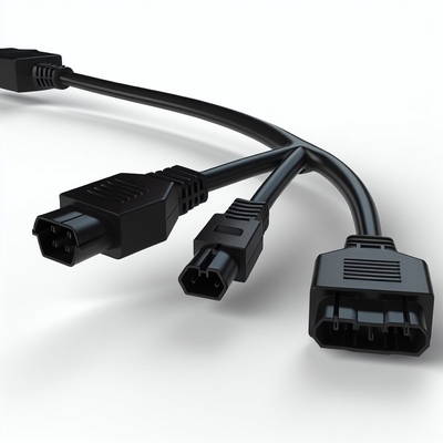 Cable divisor de alimentación con bloqueo C20 a C19 dual, 250V 10A