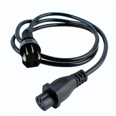 Cable de alimentación de CA C20 a C13 10A 250V Negro 1m