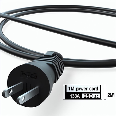 Cable de extensión de 3 clavijas del Reino Unido 1M 13A 250V CA