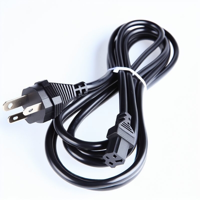 Cable de alimentación C7 a C8 de 0.8M, calibre 18AWG, cubierta de PVC, certificado ROHS