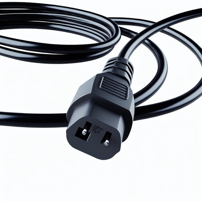 Cable de alimentación C7 a C8 de 0.8M, calibre 18AWG, cubierta de PVC, certificado ROHS