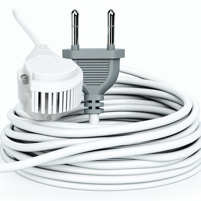 Cordón de alimentación de la lámpara de sal de EU con interruptor de pie 10A negro