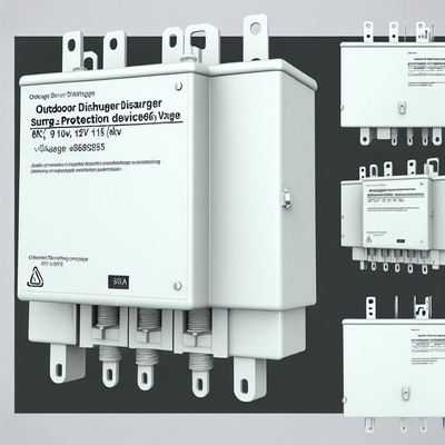 Protector contra sobretensiones SPD para exteriores 110V-277V 10KV IP54 de cobre