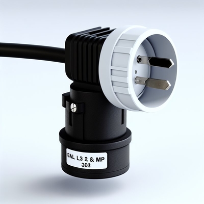 Cordón de alimentación para porta lámparas E12 con interruptor 303 para lámparas de sal