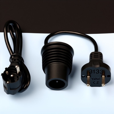 Cordón de alimentación para porta lámparas E12 con interruptor 303 para lámparas de sal