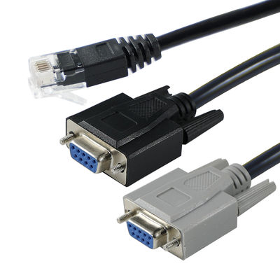 Cable de consola serial DB9 a RJ45 para gestión de routers y switches Cisco