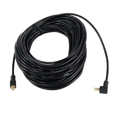 Cable coaxial MCX macho a MCX macho en ángulo recto 50 Ohm RG316