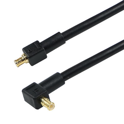 Cable coaxial MCX macho a MCX macho en ángulo recto 50 Ohm RG316