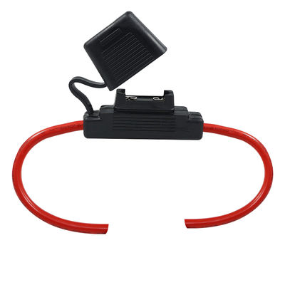 Portafusibles en línea impermeables de calibre 12 AWG para fusibles de cuchilla ATC/ATO de 30A