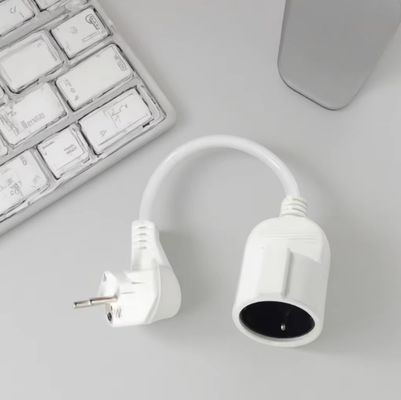 Cable de extensión de alimentación de 3 clavijas con conexión a tierra para computadoras y electrodomésticos