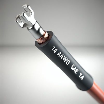Cable de conexión de 14 AWG SAE a cobre estañado para automoción solar