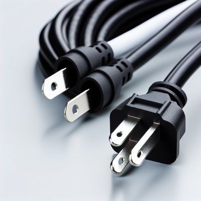 Cable de alimentación con pigtail de 3 clavijas 18AWG para electrodomésticos y herramientas