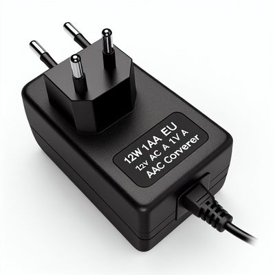 Adaptador de corriente CC de la UE de 12 W 1 A, convertidor de CA a CC de 12 V 1 A