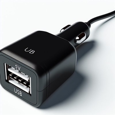Adaptador de corriente elevador USB de 5V con toma de encendedor de cigarrillos para dispositivos de vehículos