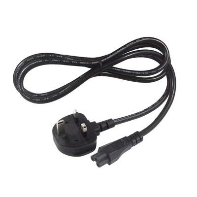 BS 1363 del Reino Unido a la CEI C5 Cordón de alimentación 250V 2.5A para adaptador de portátil