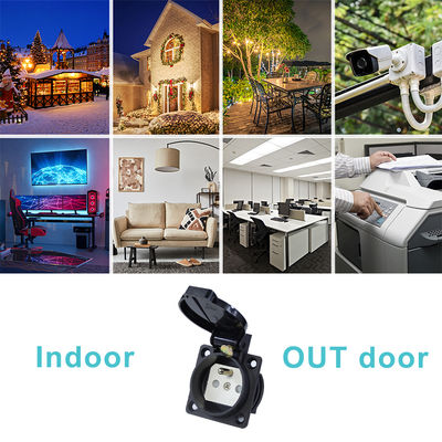 Enchufe de alimentación industrial europeo estándar de 3 pines 220V 10A