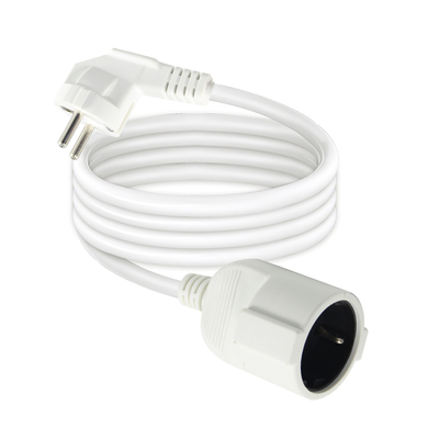 Cable de alimentación Schuko CEE 7 macho a hembra EU 16A 250V