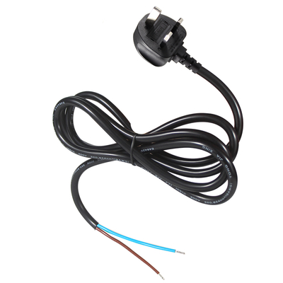 Cable de alimentación 15A 125V NEMA 5-15P con extremos estañados pelados