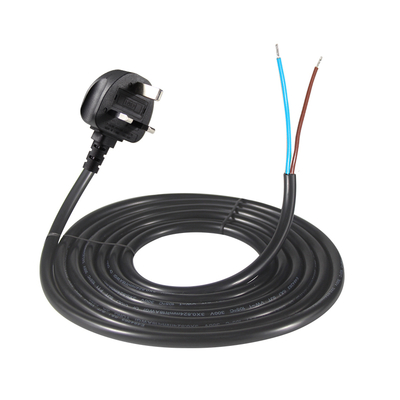 Cable de alimentación 15A 125V NEMA 5-15P con extremos estañados pelados