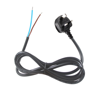 Cable de alimentación 15A 125V NEMA 5-15P con extremos estañados pelados