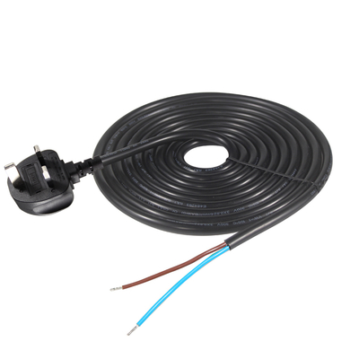 Cable de alimentación 15A 125V NEMA 5-15P con extremos estañados pelados