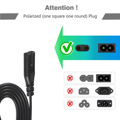 Cable de alimentación AU a C7 de 2 núcleos 1.8M 240V para electrónica